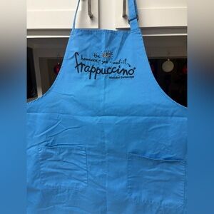 Rare Blue Frappuccino Starbucks Apron 2012